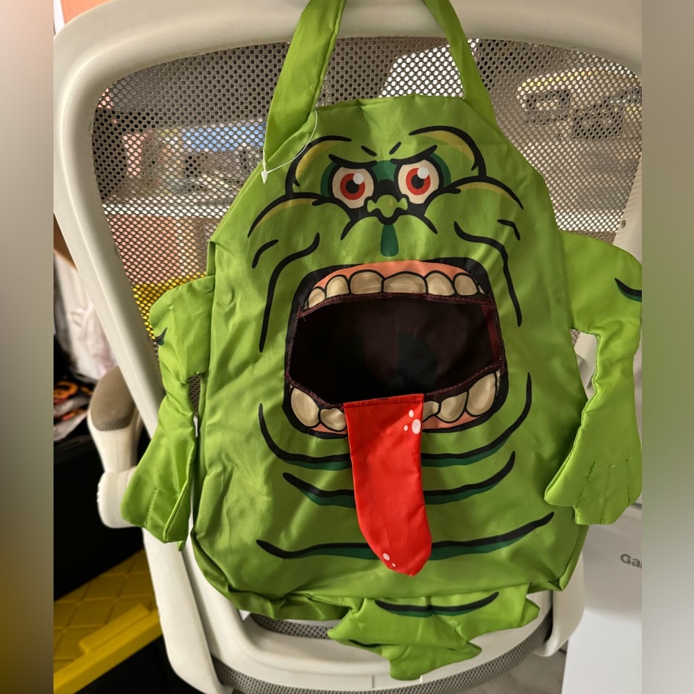 New Ghostbusters Trick or Treat Collect Halloween Rare Kids Boy Girl Slimer Bag